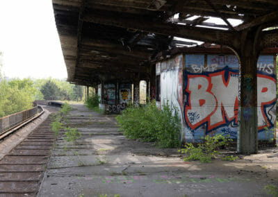 Abandoned Berlin Siemensbahn S Bahn railway line 2021 4891