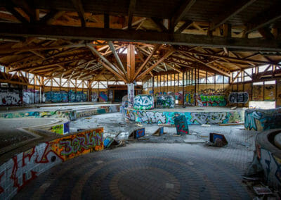 Blub Berliner Luft und Badeparadies former swimming park and leisure center Abandoned Berlin 1096