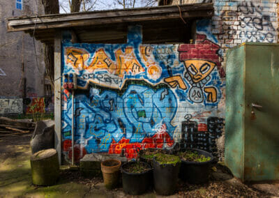 Die Wiesenburg homeless shelter Abandoned Berlin 9546